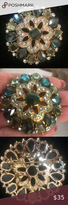 Green Gemstone Vintage 16 inches August Birthstone Gold Tone Clasp Quality Peridot Chip Necklace Graduated Beads