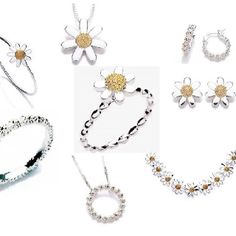 The 62 Best Daisy Jewellery Images On Pinterest Daisies Jewelry Daisy Jewellery Selection Of Stacking Rings Necklaces Earrings And Bracelets