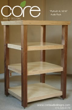 Anyone Have Good Plans For A Diy Audio Rack Hifi Pinte