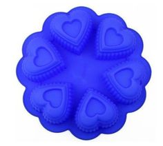 Allforhome 6 Cavities Snowflake Silicone Cake Baking Molds Cake Pans Muffin Cups Handmade Soap Molds Biscuit Chocolate Ice Cube Tray DIY Mold Moulds moule /à Savon