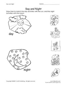 time of day worksheet