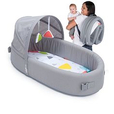 Mories Baby Bassinet for Bed Gray Newborn Portable Crib for Bedroom//Travel Super Soft and Breathable Newborn Infant Bassinet