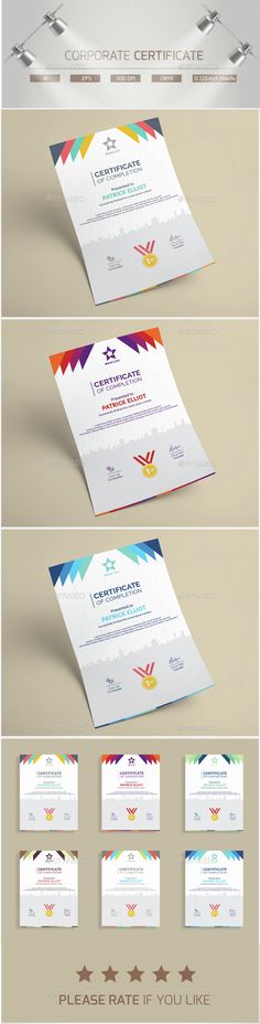 Corporate Certificates Certificate templates, Certificate design - corporate certificate template Corporate Certificates Certificate templates, Certificate design - corporate certificate template