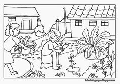 Gardening With Family Coloring Pages Family Coloring Pages Coloring Pages For Kids Scenery Drawing Gardening With Family Coloring Pages Family Coloring Pages Coloring Pages For Kids Scenery Drawing