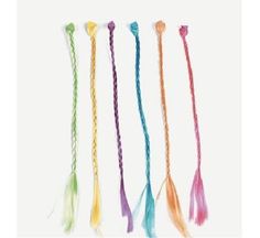 Toy Nylon Hair Braid Extensions Attachments U.S 12 Pieces