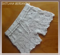 Шорты крючком из мотивов с ананасами Часть 1