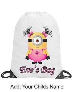 PERSONALISED Drawstring Bag LEGO SPIDERMAN School Gym PE Swimming Sport girls