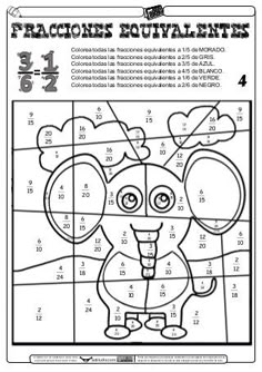 12 Ideas De Ejercicios De Fracciones Ejercicios De Fracciones Fracciones Fracciones Equivalentes