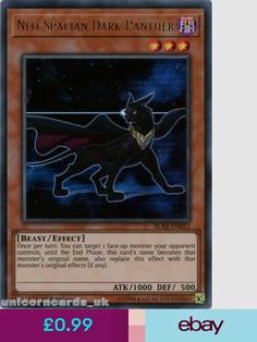 yu gi oh neo spacian dark panther dp03 en007 x3 rare r yugioh 1st