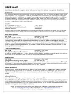 nanny resume samples
