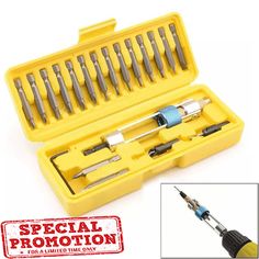 20pcs Foret Rotatif Kit The Big Pack//Set 20 pcs tous les outils dans un Rotodrill ™