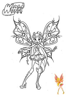 Stella Winx Club Coloring Pages For Girls Printable Free 22