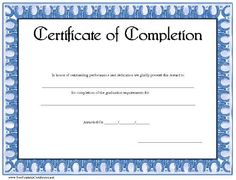 certificate template doc