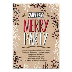 34 best christmas party invitations images on pinterest christmas