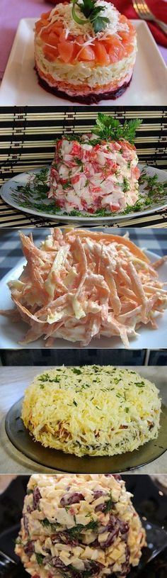Подборка 10 самых вкусных салатов! Забираем, что бы не потерять! | Кулинария. Закуски. Салаты | Постила
