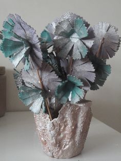 Florero De Forma De Huevo De Vidrio Hecho A Mano 20 Cm H Maceta Contenedor de artes y artesanías proyectos