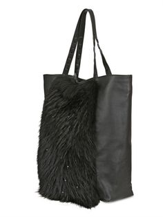 The 51 Best Diverso Italiano Images On Pinterest Leather Diverso Italiano Drummed Leather Fur Gianna Tote