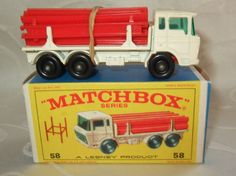 Repro Box Matchbox 1:75 Nr.58 DAF Girder Truck