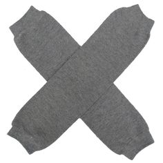Grey Bambino Land Leg Warmers Solid Color