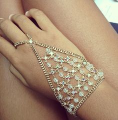 207 Best Ring Bracelets Images On Pinterest Hand This Is Such A Pretty Ring Bracelet