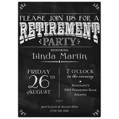 template for retirement party invitation