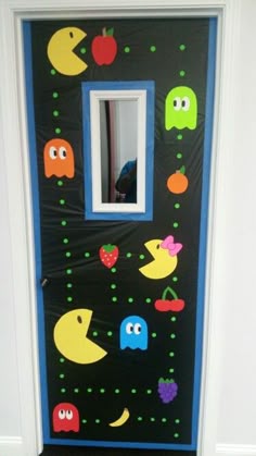 pacman door decoration