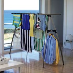 Easy Wall Mount Installation Avenue Ex Retractable Clothesline Sunlight Resistant | Heavy Duty Lines Double Line Hangs Wet or Dry Clothes 42 Feet per Line Indoor Outdoor Use