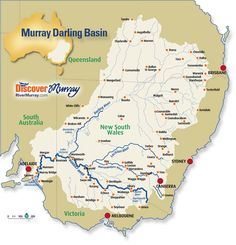 map of the murray darling basin australia