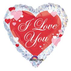 Anagram 18 Inch Valentine/'s Day Foil Balloon Vday Decorations Heart NEW GIFT