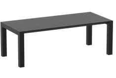 VEGAS Sort Plast Uttrekk Spisebord 100 140x100cm | Oakland VEGAS Sort Plast Uttrekk Spisebord 100 140x100cm | Oakland
