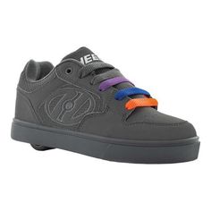 Heelys Girls 770997H Low Top Lace Up Fashion Sneaker Black Size 7 M US Big Kid