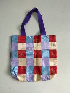 Milly Penny Square Style Patchwork Zippered Pouch