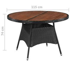 vidaXL Outdoor Oval Drop Leaf Table Garden Breakfast Dining Table Acacia Wood