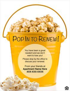 10 Best Wow Fridge Images Resident Retention Property Management Pop Into Renew Your Lease Assorted Corn For Residents That Their In October And November