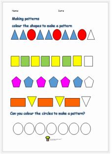 pattern activity worksheet ks math worksheet for kids free print pattern activity worksheet ks math worksheet for kids free print at wwwworksheetresourcescom worksheet resources pinterest worksheets math