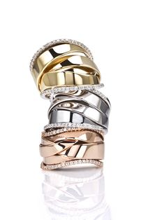Claire/'s Girl/'s Gold Interlocking Hoop Earrings en or.