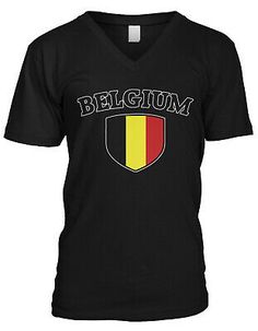 Nyc Factory Belgium Flag Tee Bodysuit Football T-Soccer Shirt belgium-flag-tee