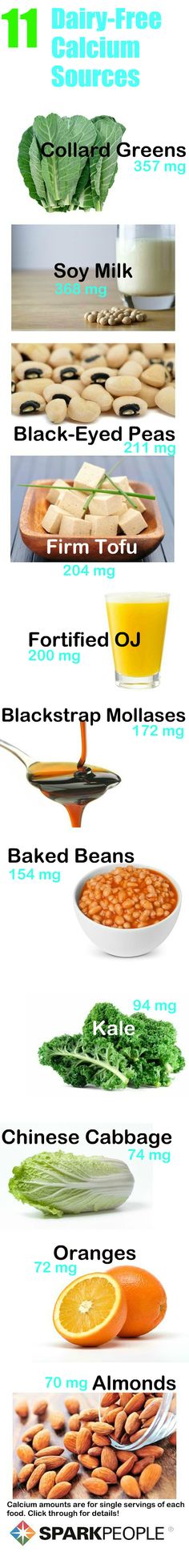 10 best sources of calcium images on pinterest food eat healthy 11 dairy free calcium sources