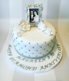 19 Delightful 40th Wedding Anniversary Cake Images Ruby Wedding