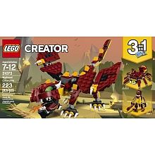 Lego 31073 Creator créatures mythiques Fire Breathing Dragon 1 en 3-Modèle Toy Set