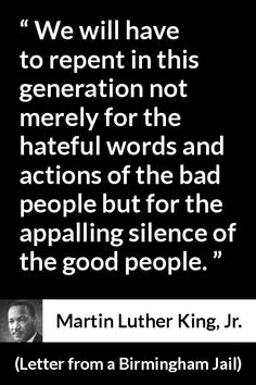 martin luther king jr quote about justice from letter from a letter from a birmingham jail quotes