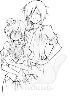 Black Butler Anime Coloring Pages