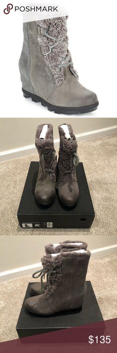 Sorel Women/'s After Hours Booties BOOTIE TOBACCO BROWN 6.5 NEW NIB WINTER