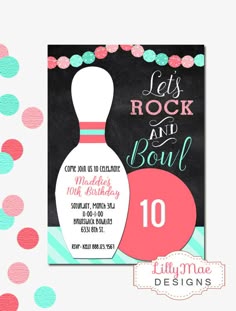 52 best bowling party invitations images invitations birthday birthday invitations for girl