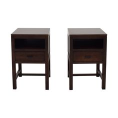 CONCORD PR OF END TABLE //NIGHT STANDS IRON WIRE DOLLHOUSE FURNITURE MINIATURES