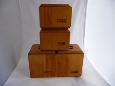 17 Best Wooden Canisters Images Vintage Kitchen Furniture Retro Wooden Canister Set By Baribomaid Saltofmotherearth On Etsy Vintage Kitchen
