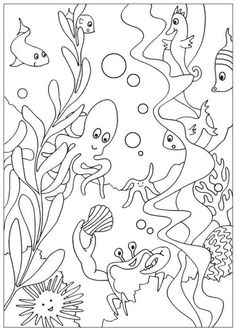 New Year 2019 Coloring Images Printable Holidays Pages Under The Sea Free Coloring Pages