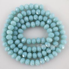 72 x 8mm Dark Salmon Glass Faceted Beads Rondelle Crystal