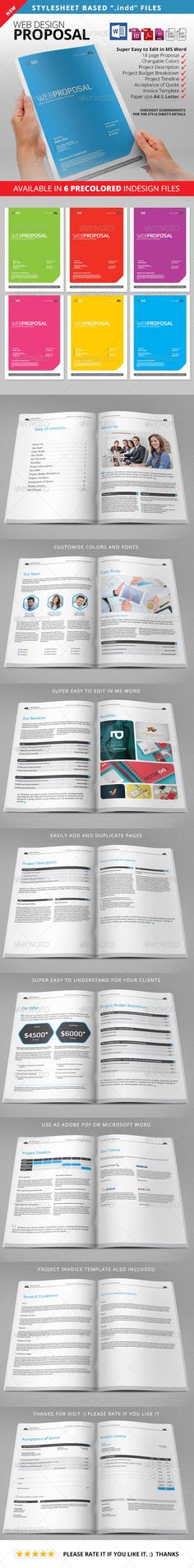 Web Design Proposal Template Pinterest Proposal templates - web design proposal template Web Design Proposal Template Pinterest Proposal templates - web design proposal template