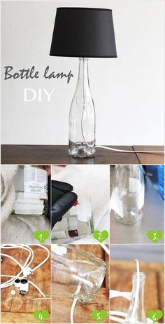 how to make a lamp diy bottle lamp pinterest glass water jug